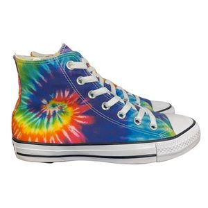 Converse Chuck Taylor All Star High Top Tie Dye Sneakers Womens 7
